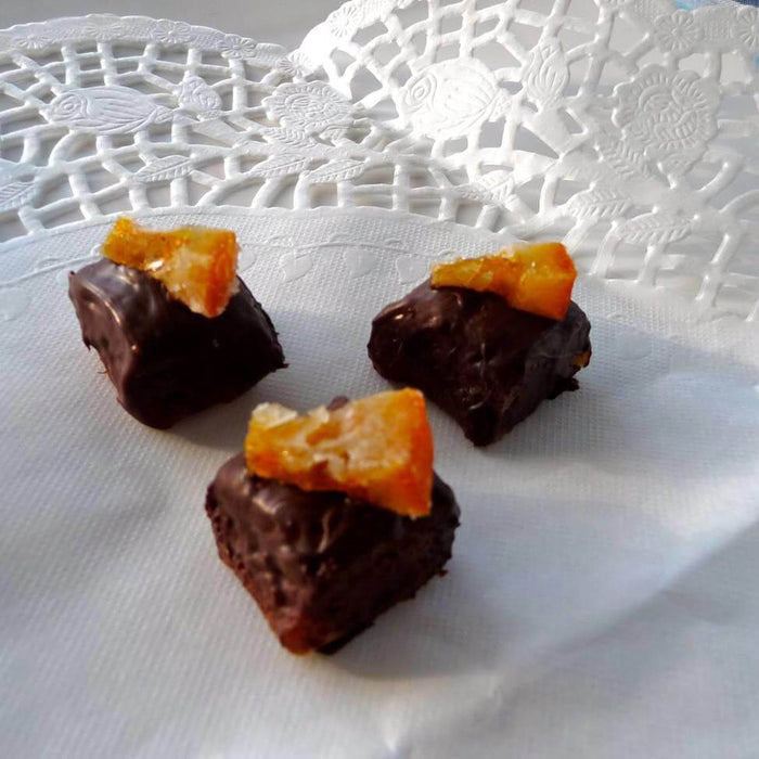 Orangen-Walnuss-Marzipanpralinen