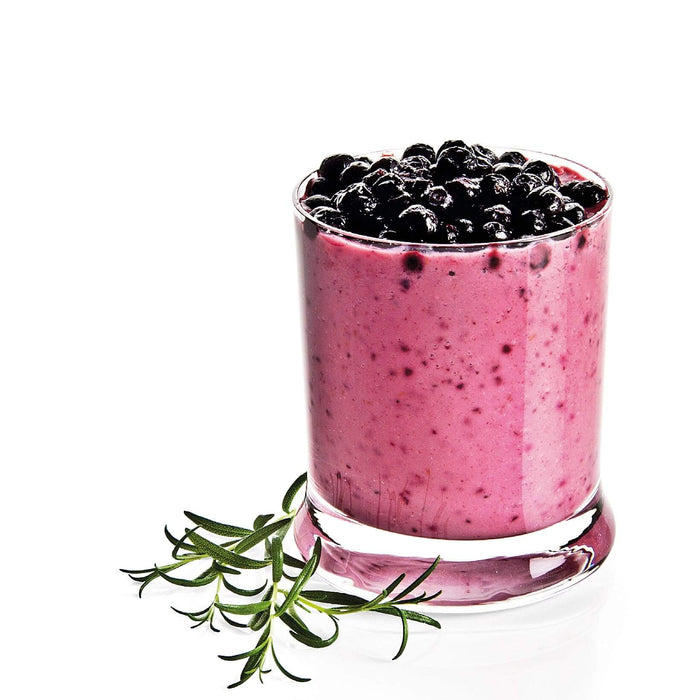 Schwarze Johannisbeere-Quark-Smoothie