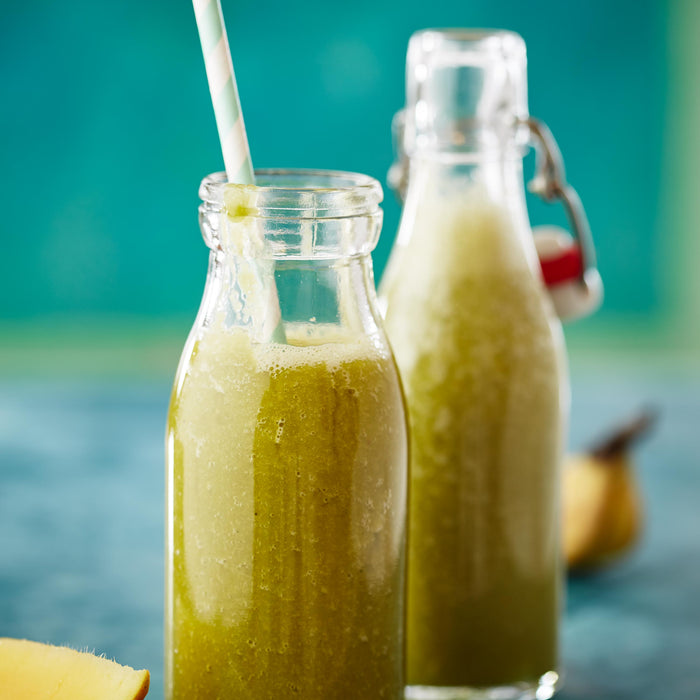 Matcha-Mango-Kokos-Smoothie