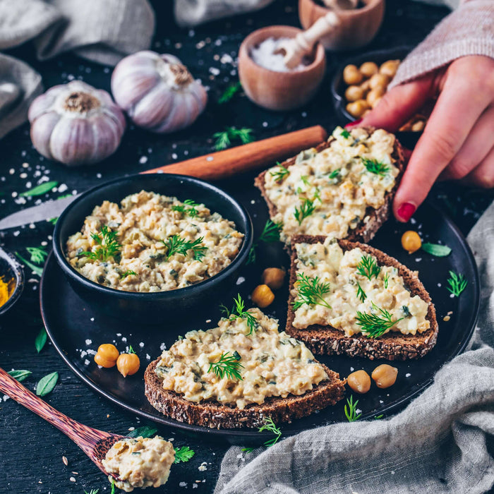 Veganer Kichererbsen-„Thunfisch“-Salat