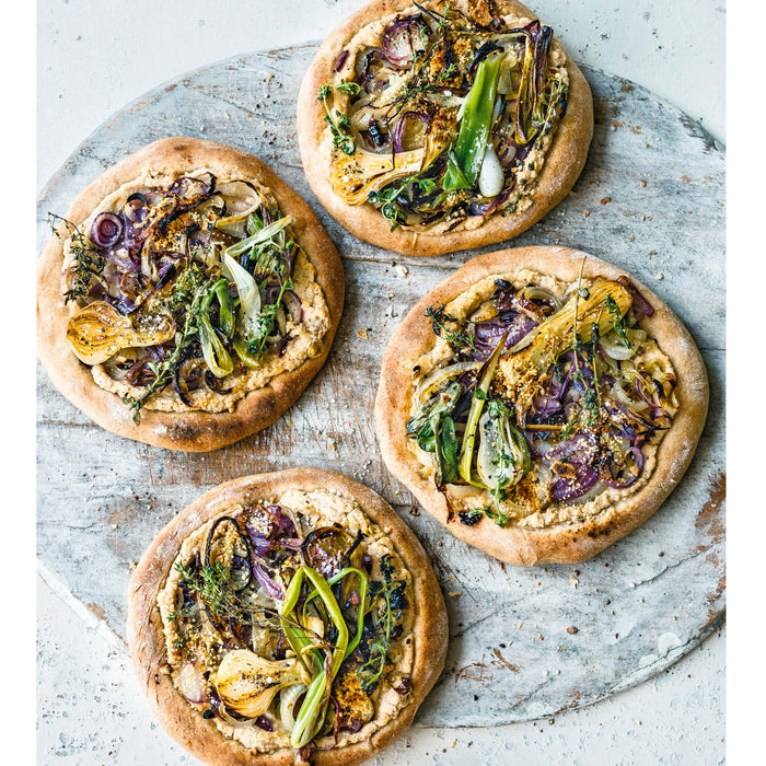 Vegane Zwiebelpizza