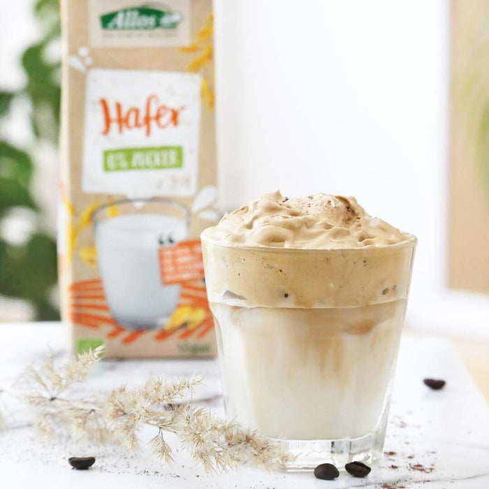 Dalgona-Kaffee mit Haferdrink