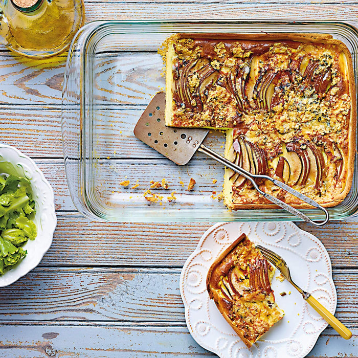 Birnen-Gorgonzola-Tarte