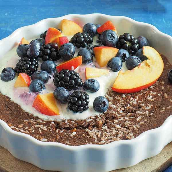 Baked Schoko-Porridge