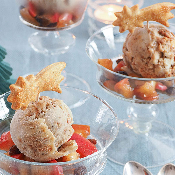 Bratapfel-Ragout mit Nicecream