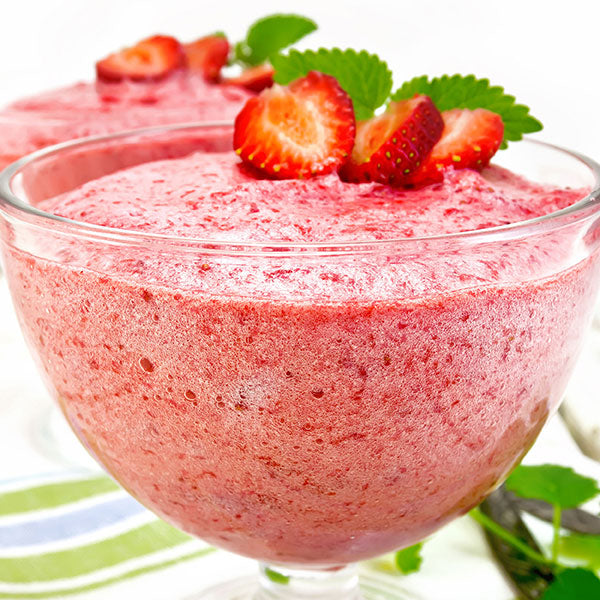 Chia-Pudding mit Rhabarber und Tofu