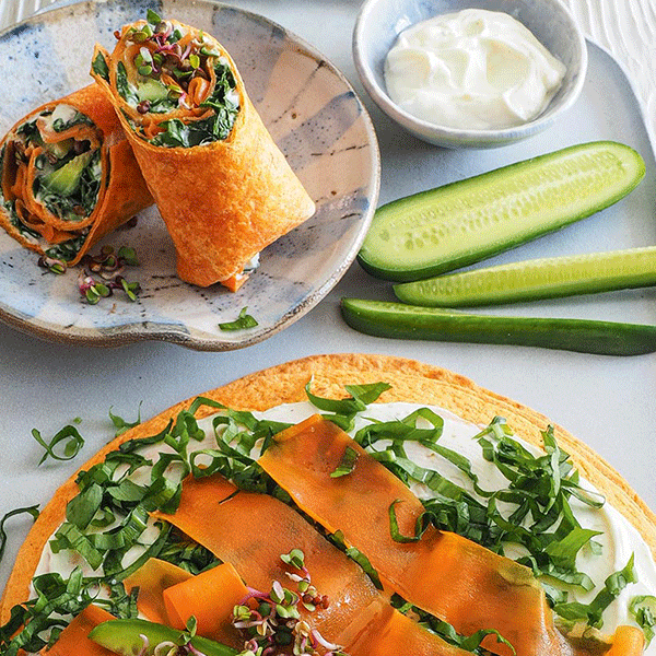 Bärlauch-Wraps