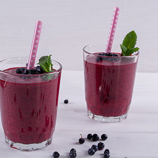 Johannisbeer-Shake mit Kokos