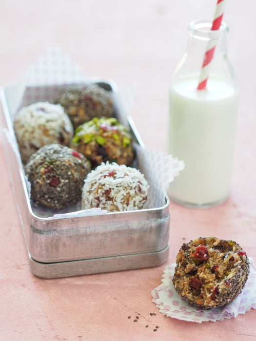 Chia-Oatmeal Energie-Kugeln
