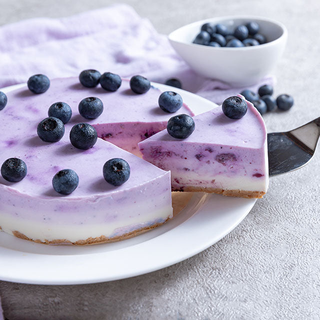 Vegane Heidelbeer-Eistorte