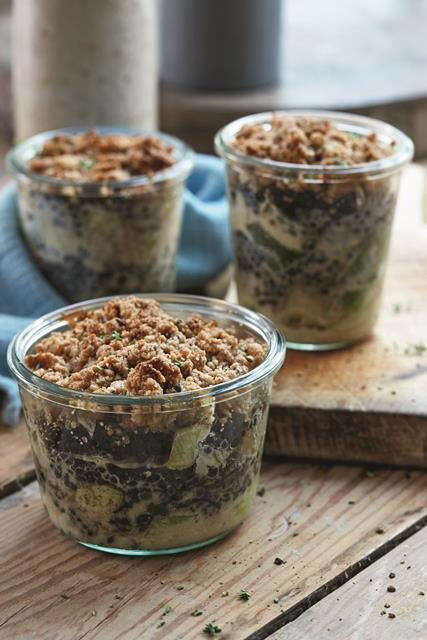 Linsen-Nuss-Crumble
