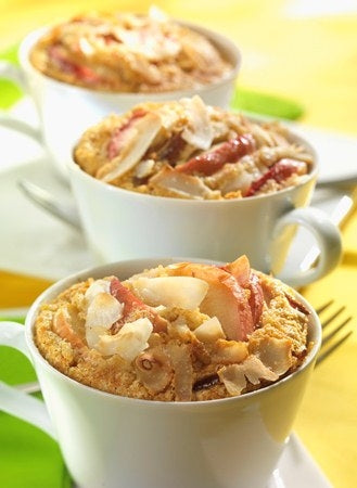 Amaranth-Auflauf mit Äpfeln und Kokoskruste