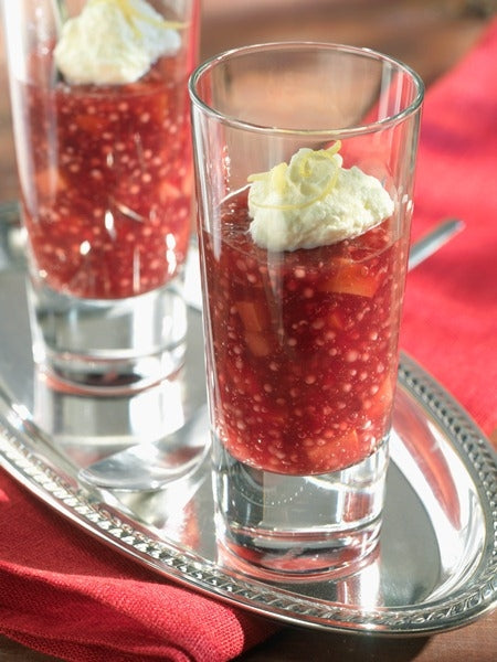 Apfel-Holunder-Grütze