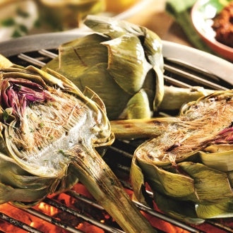 Gegrillte Artischocke