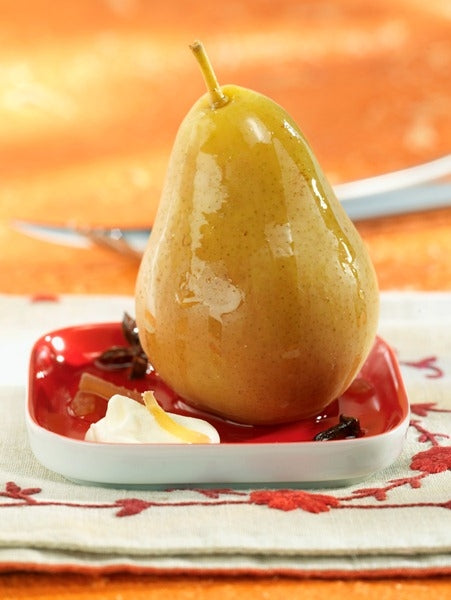 Birnen-Ingwer-Dessert