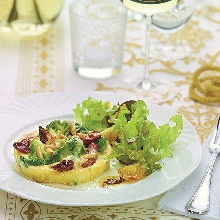Brokkoli-Quiche ohne Boden