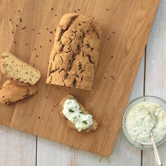 Kartoffelbrot mit Leinsamen (glutenfrei)