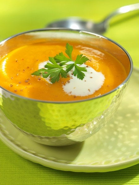 Möhren-Mango-Suppe