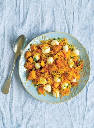 Quinoa-Gemüse-Pfanne mit Süßkartoffeln