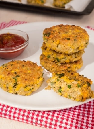 Party-Grünkernbratlinge mit Süßlupinen