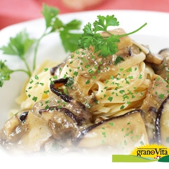 Pasta mit cremiger Pilzsoße