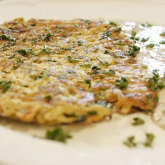 Gemüserösti mit Sesam-Béchamelsoße