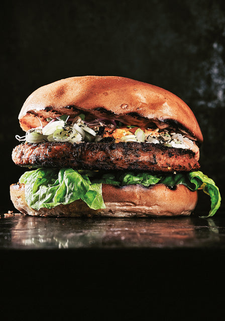 Zucchini-Mungo-Bohnen-Burger