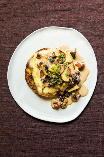 Rösti mit Kartoffel-Pilz-Ragout