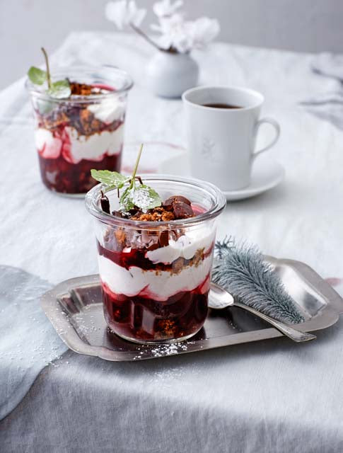 Schwarzwälder Kirsch im Glas