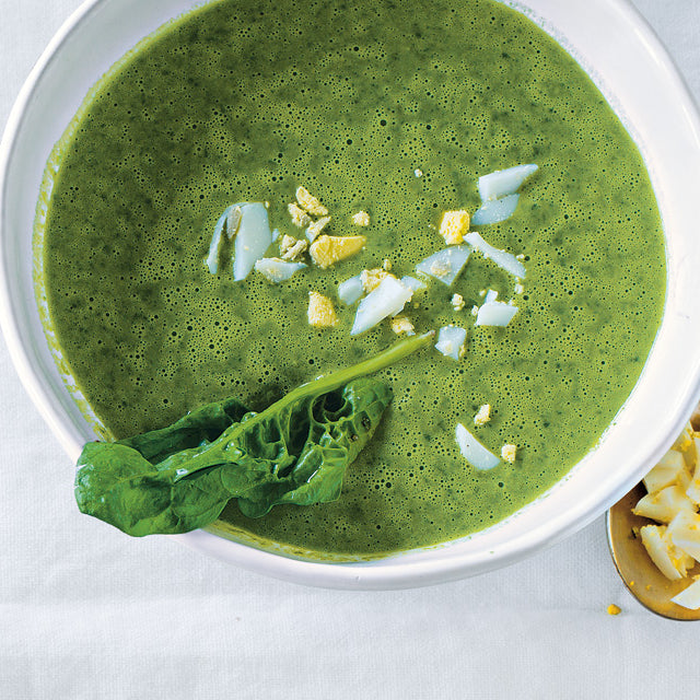 Kräutercremesuppe mit Kokosmilch