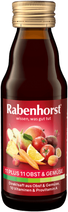 Rabenhorst -11 Plus 11 Obst & Gemüse Mini 125 ml