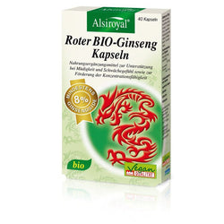 Alsiroyal - Roter Ginseng Kapseln bio 40Stk