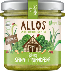Allos - Hofgemüse Sabines Spinat Pinienkerne bio 135g
