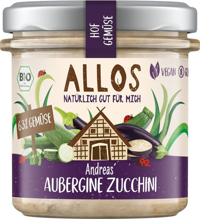 Allos - Hofgemüse Andreas Aubergine Zucchini bio 135g