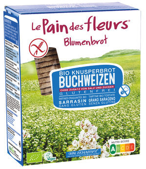 Blumenbrot - Knusprige Bio Buchweizen Schnitten frei von Zucker 150g
