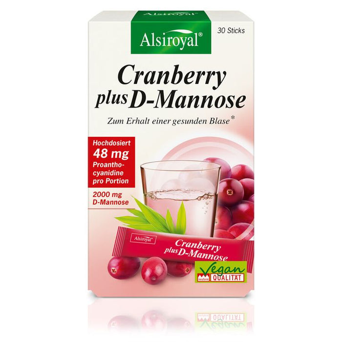 Alsiroyal - Cranberry plus D-Mannose 30 Sticks