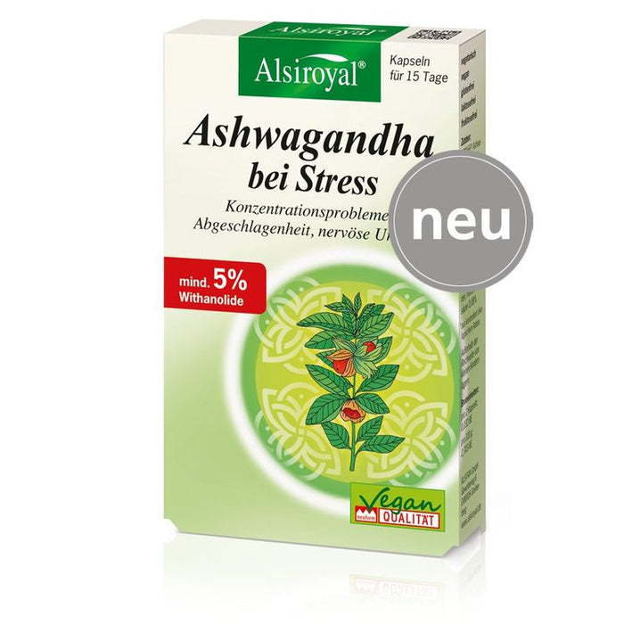 Alsiroyal - Ashwagandha bei Stress 30 Kpsl