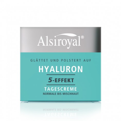 Alsiroyal - Hyaluron Tagescreme für normale bis Mischhaut 50ml