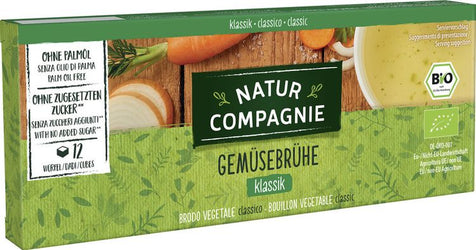 Natur Compagnie - Gemüsebrühe, 12 Würfel, 126g