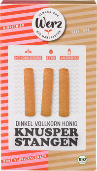 Werz - Honig Knusperstangen Dinkel Vollkorn, bio 125g