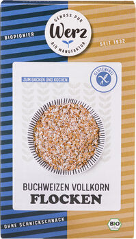 Werz - Buchweizen Vollkorn Flocken, glutenfrei bio 250g