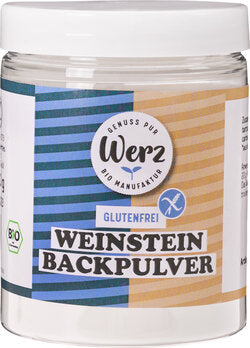 Werz - Weinstein Backpulver, glutenfrei bio 150g