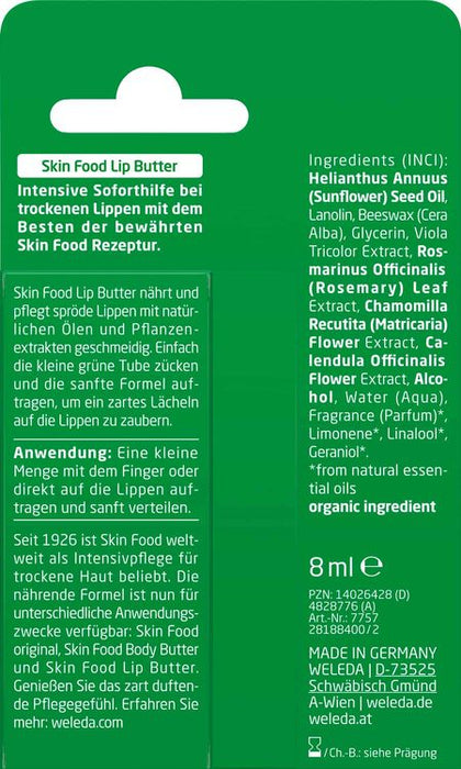 Weleda - Skin Food Lip Butter 8ml