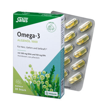 Salus - Omega-3 Algenöl 1000 vegan Kapseln, 30 Kps