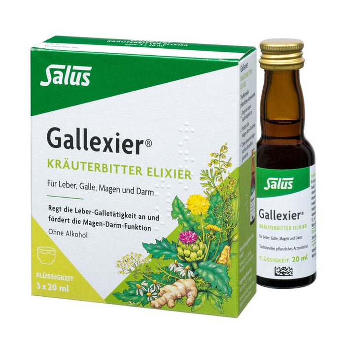 Salus - Gallexier Kräuterbitter Elixier mini 60ml