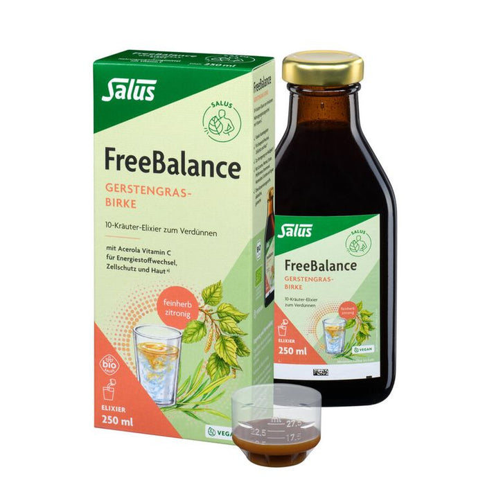 Salus - FreeBalance Gerstengras-Birke Elixier bio, 250ml