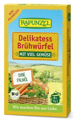 Rapunzel - Delikatess Gemüse-Brühwürfel mit viel Gemüse, 80g