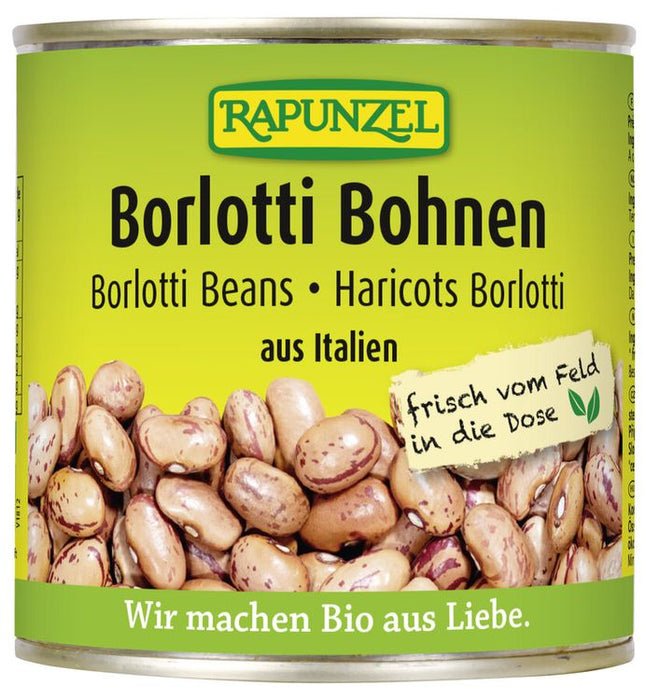 Rapunzel - Borlotti Bohnen in der Dose, bio 400g