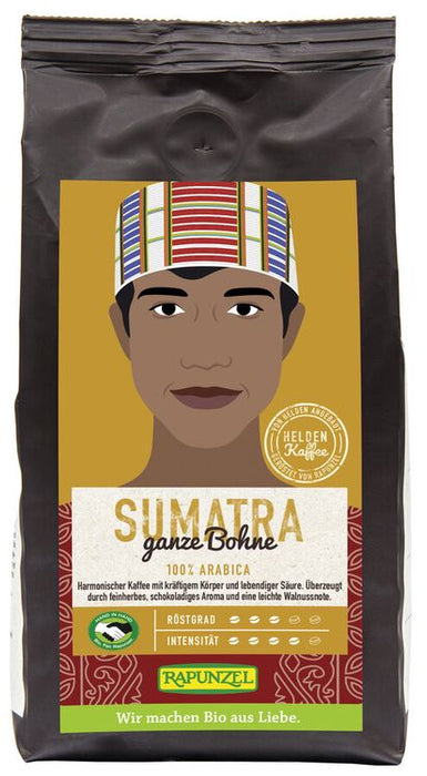Rapunzel - Heldenkaffee Sumatra, ganze Bohne HIH, 250g
