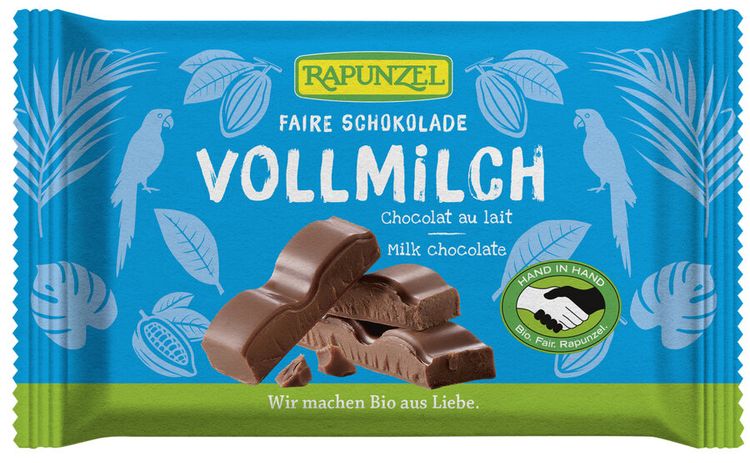 Rapunzel - Vollmilch Schokolade, bio 100g